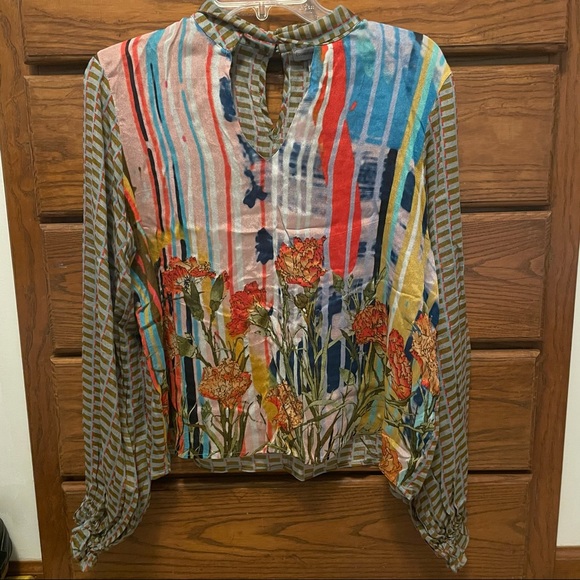 Anthropologie Retro Peasant Blouse - Picture 4 of 10
